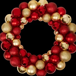 Action Saisondekoration<Absolu Chic Adventskranz mit Weihnachtskugeln