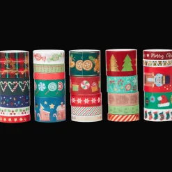 Action Karten<Avec Washi-Tape-Set mit Weihnachtsprint