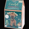 Action Basteln<Avec Weihnachtsfiguren-Häkelset