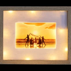 Action Fotorahmen<Bilderrahmen mit LED-Beleuchtung