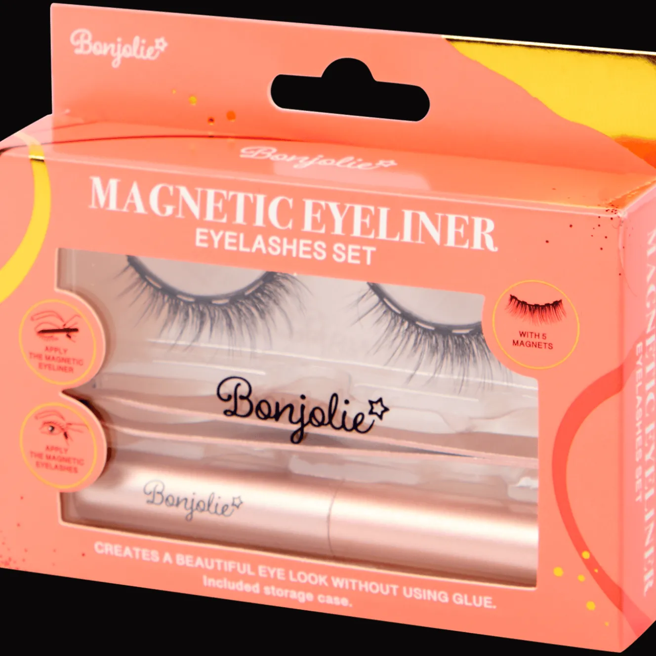 Action Make-Up<Bonjolie Magnetische Kunstwimpern-Set