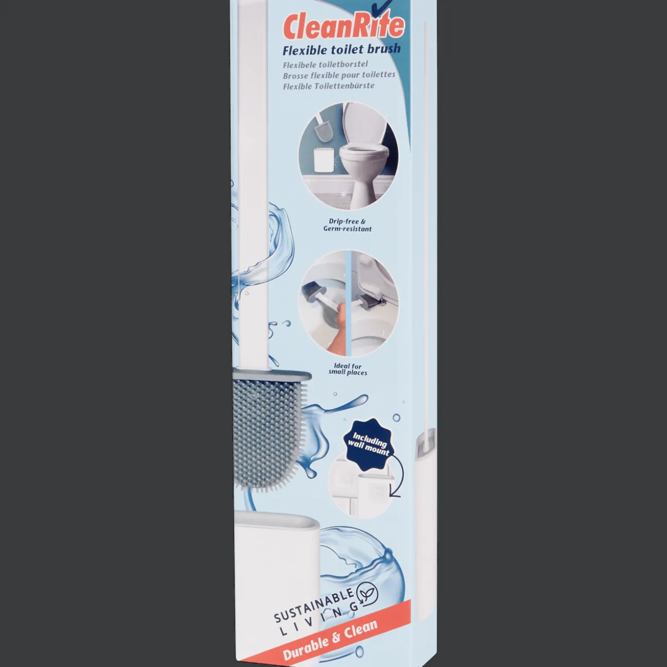 Action Wc- & Küchenpapier<CleanRite flexible Toilettenbürste aus Gummi