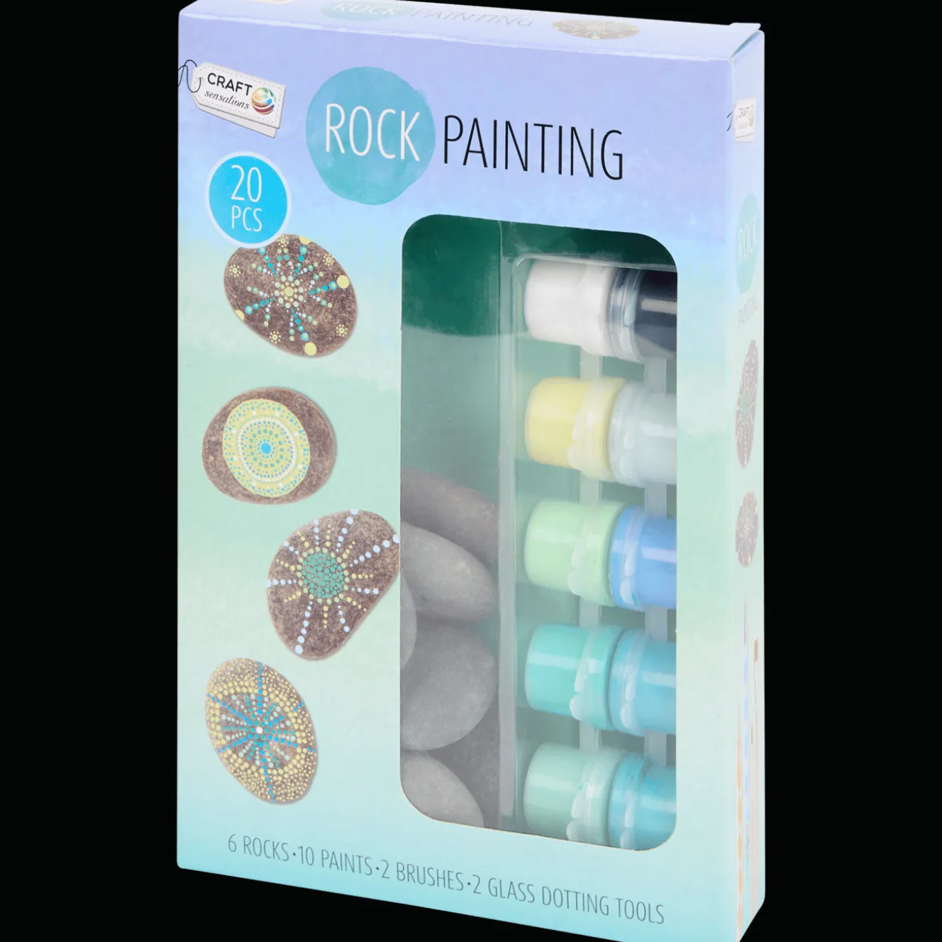 Action Basteln<Craft Sensations DIY-Steinmalset