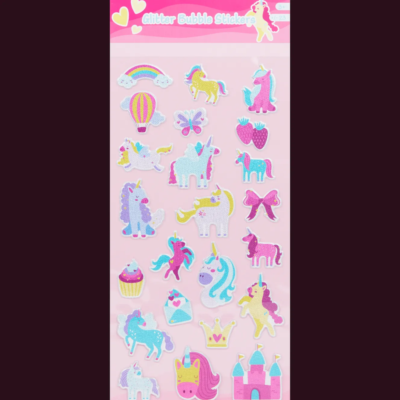 Action Basteln<Craft Universe Glitter Bubble Sticker