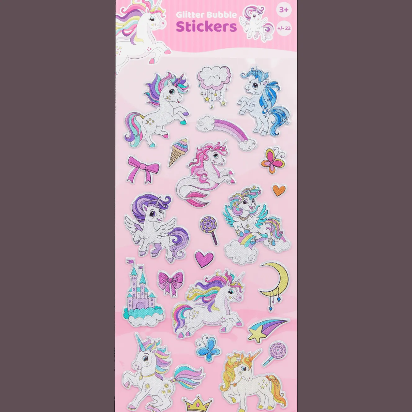 Action Basteln<Craft Universe Glitter Bubble Sticker