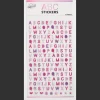 Action Basteln<Craft Universe Mini-Buchstabensticker