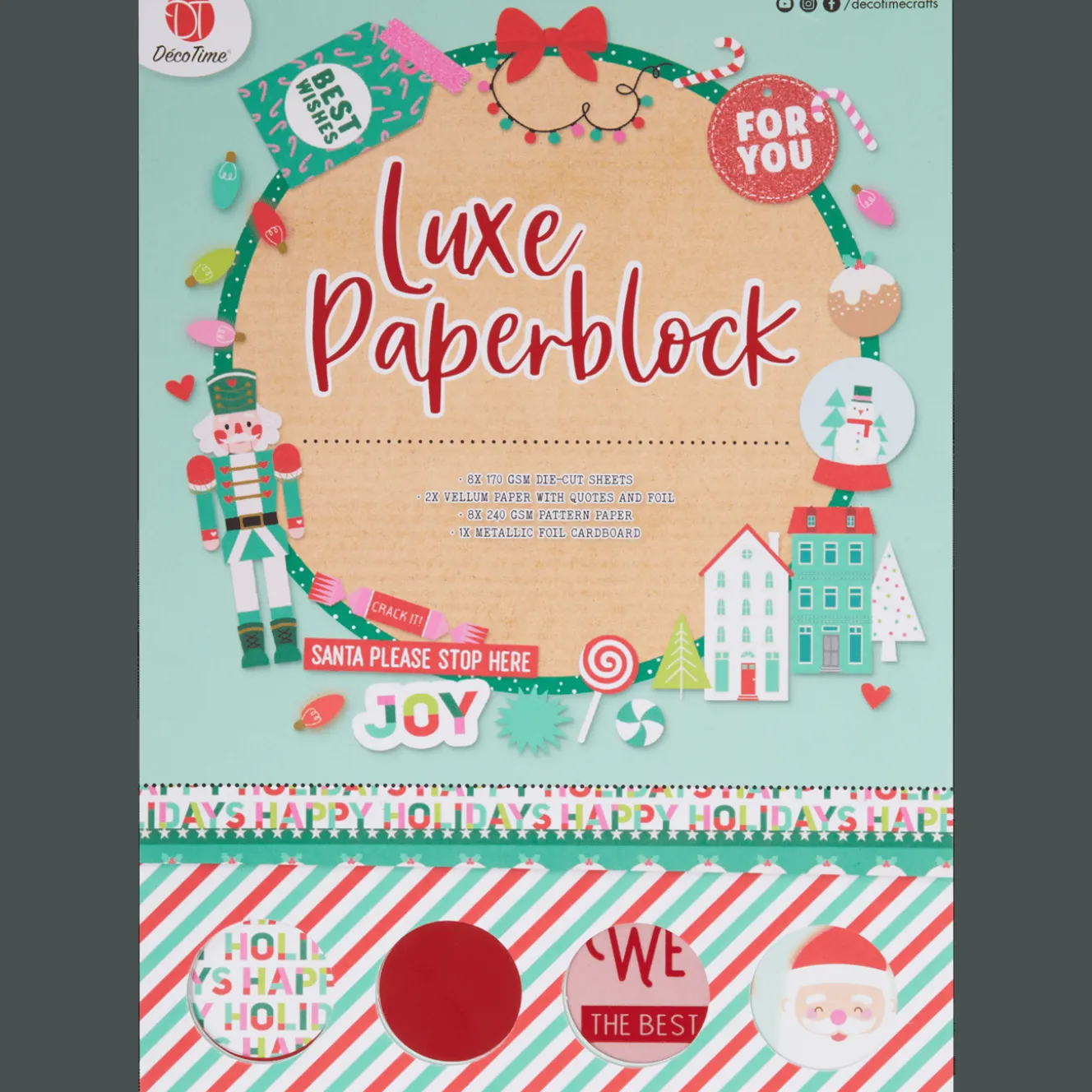 Action Basteln<DécoTime Edler Papierblock