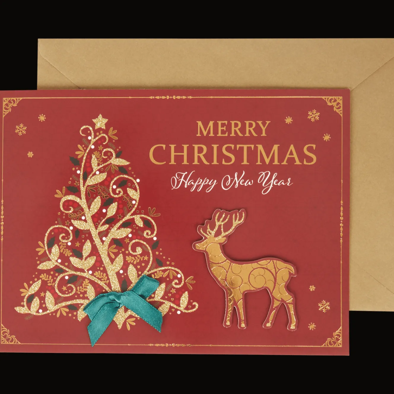 Action Karten<Deluxe Weihnachtskarte