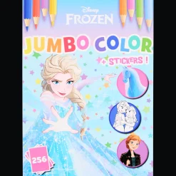 Action Ausmalen & Zeichnen<Disney Mal- und Stickerbuch