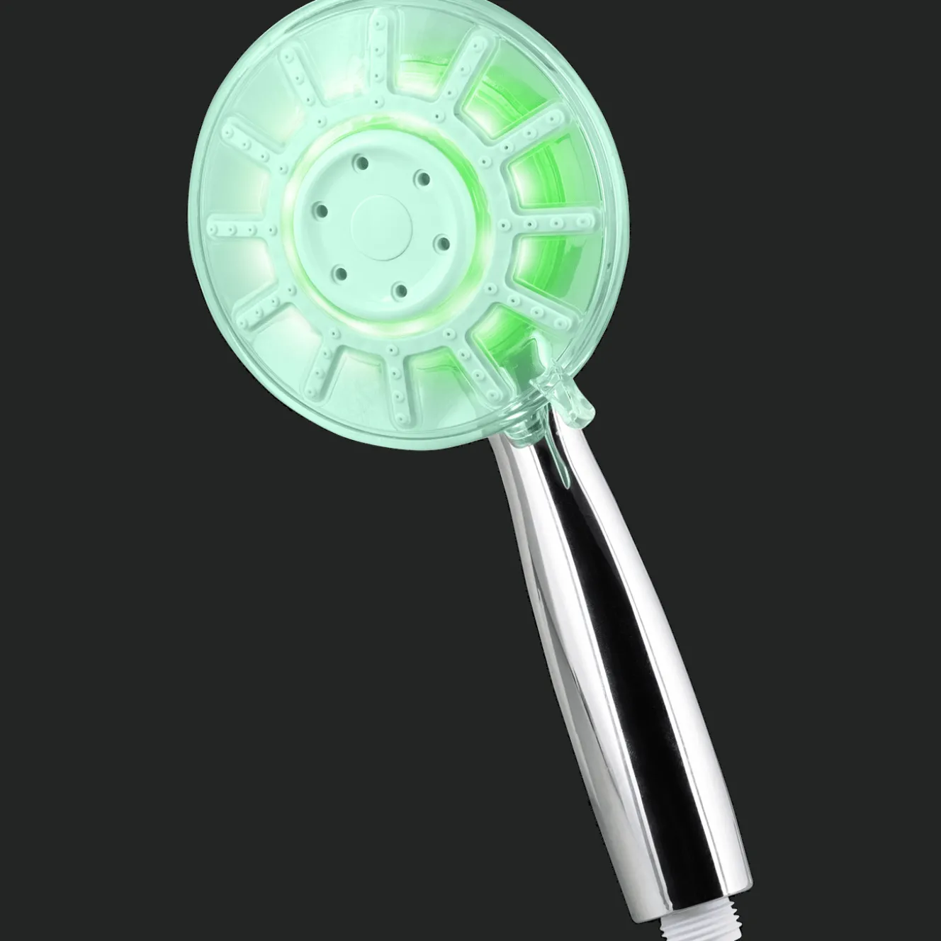 Action Badezimmer- & Wc-Accessoires<Duschkopf mit LED-Licht