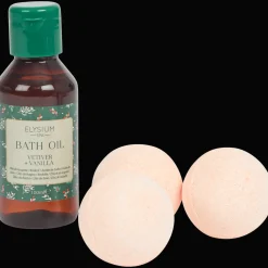 Action Bade- Und Duschartikel<Elysium Spa Badeöl + Sprudelbadekugel-Set