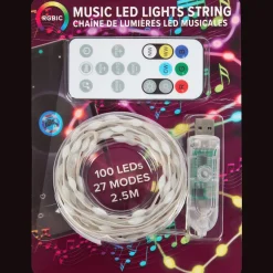 Action Beleuchtung<Eurodomest Musik-LED-Lichterkette