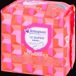 Action Körperpflege<Femapure No Worries Damenbinden Super