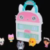 Action Spiele<Gabby's Dollhouse Koffer mit 3D-Figuren