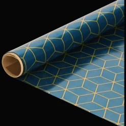 Action Geschenkverpackung<Geschenkpapier mit Metallic-Print