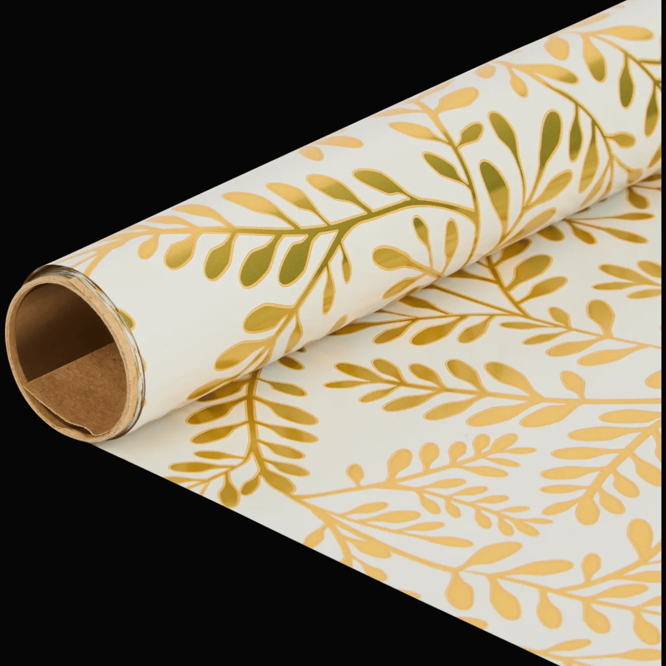 Action Geschenkverpackung<Geschenkpapier mit Metallic-Print