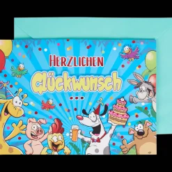 Action Karten<Glückwunschkarte XL