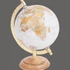 Action Wohnaccessoires<Globus mit Fuß aus Mangoholz
