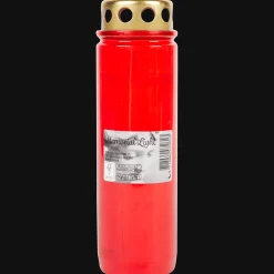 Action Kerzen<Grabkerze Rot