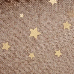 Action Stricken & Häkeln<Hobby Flora Dekostoff mit Goldprint