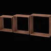 Action Wohnaccessoires<Home Accents Quadratische Wandregale aus Holz