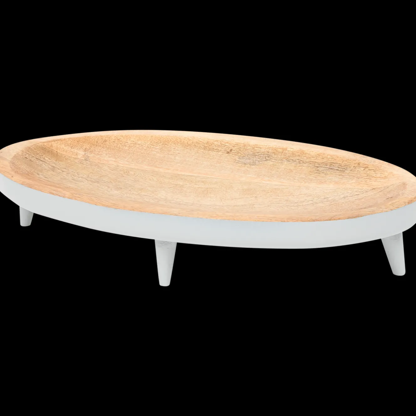 Action Kerzenhalter<Home Accents Tablett aus Mangoholz