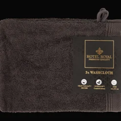 Hotel Royal Badtextilien<Waschlappen Anthrazit