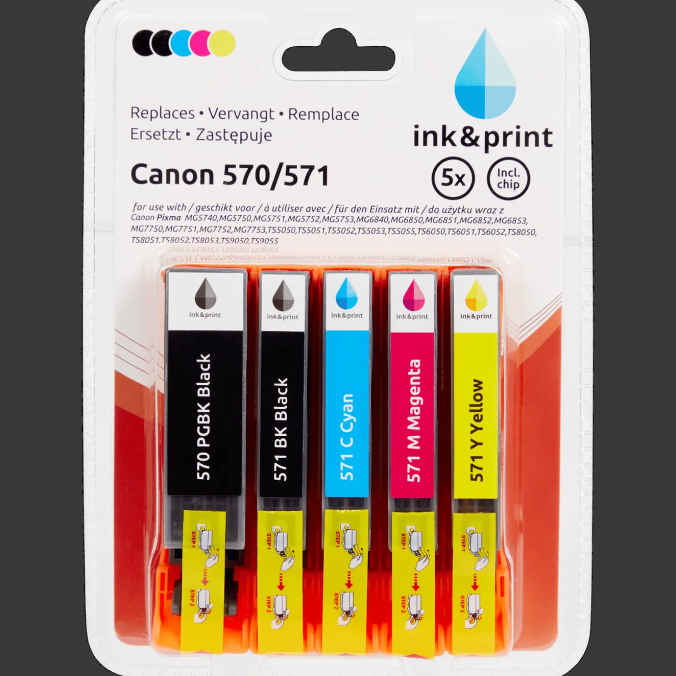 Action Druckerpatronen<Ink & Print Druckerpatronen Canon 570/571