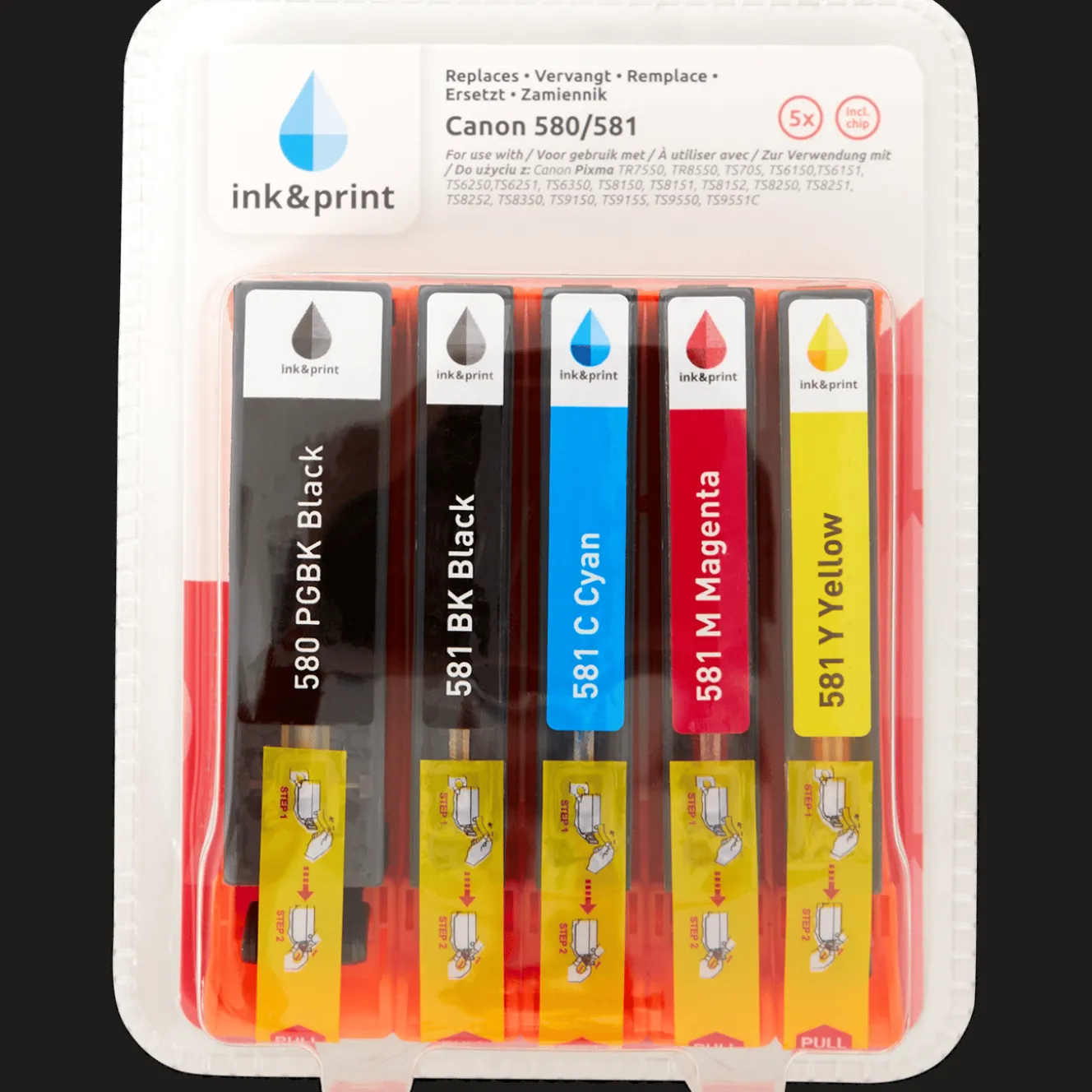 Action Druckerpatronen<Ink & Print Druckerpatronen Canon 580/581