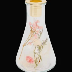 Action Kerzenhalter<Kerzenhalter mit Trockenblumen