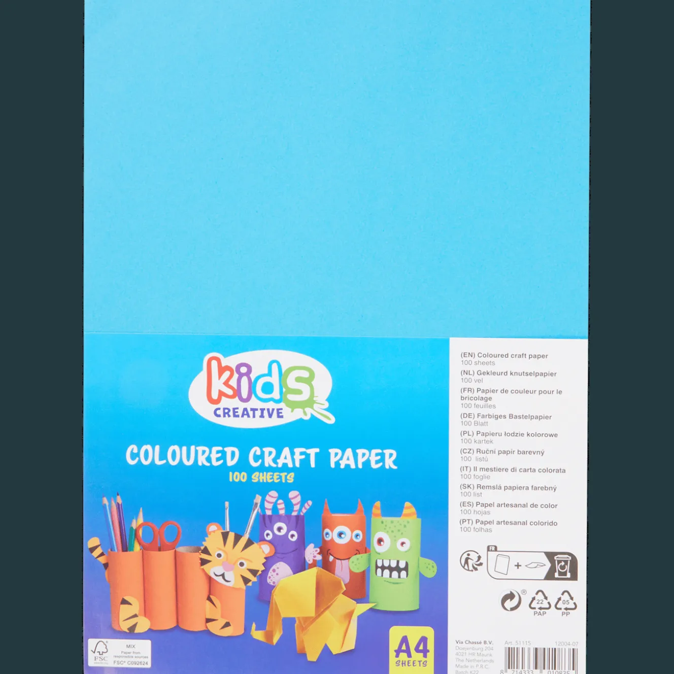 Kids Creative Papier & Notizbücher<Buntes Bastelpapier