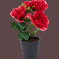 Action Kunstpflanzen & -Blumen<Künstliche Rose im Topf