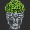 Action Kunstpflanzen & -Blumen<Kunstpflanze in Buddha-Topf