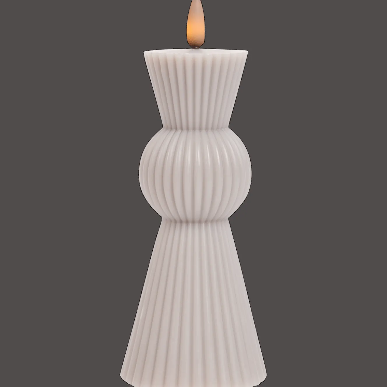 Action Kerzen<LED--Riffelkerze