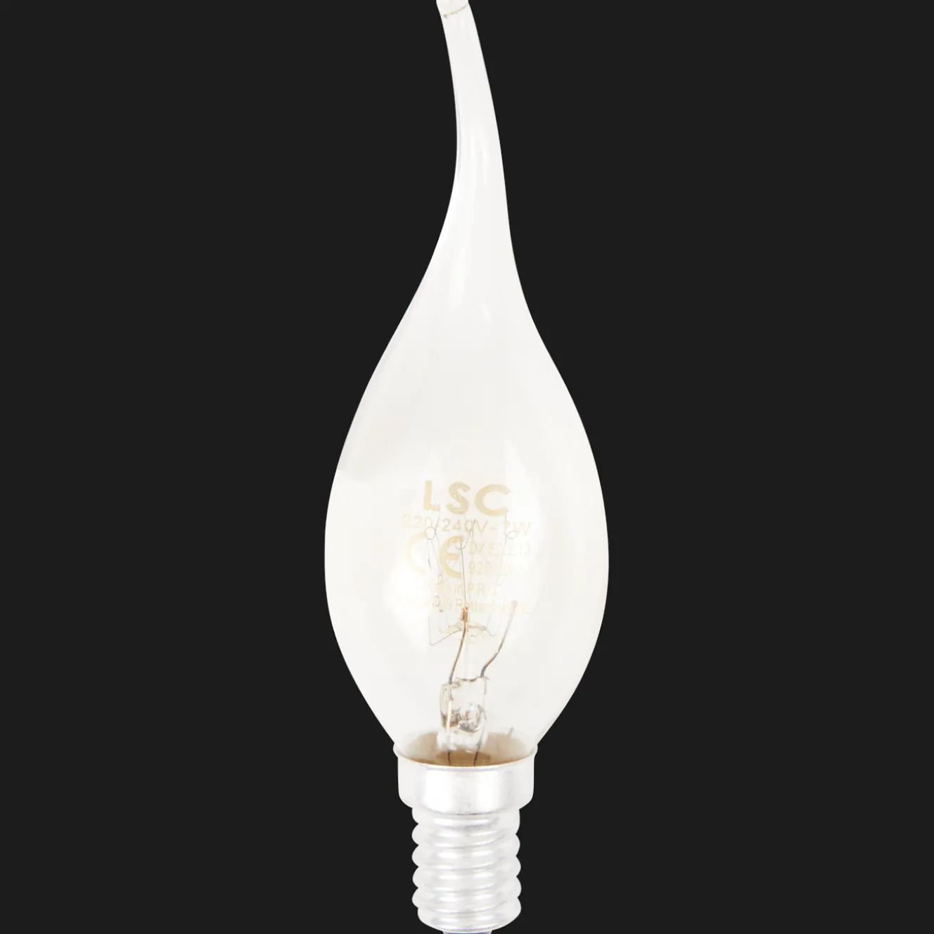 LSC Beleuchtung<Glühbirne in Kerzenform