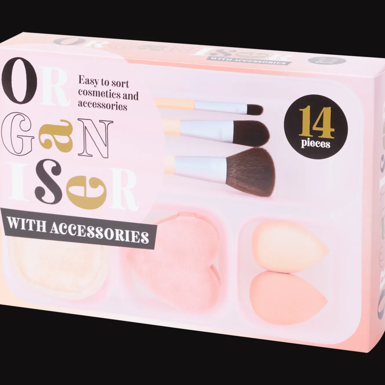 Action Make-Up<Make-up Organizer mit Zubehör