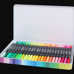 Action Ausmalen & Zeichnen<Marker mit Fineliner und Pinselstift