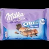Milka Schokolade<Oreo Schokoriegel