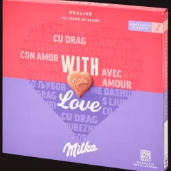 Milka Schokolade<Pralinen I love