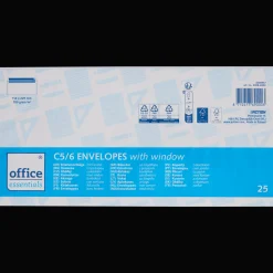 Office Essentials Karten<Umschläge mit Fenster C5/6