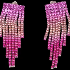Action Uhren & Schmuck<Ohrringe mit Glitzersteinchen