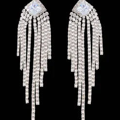 Action Uhren & Schmuck<Ohrringe mit Glitzersteinchen