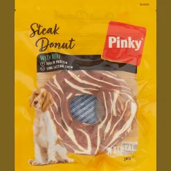 Action Futtermittel<Pinky Hundesnack Steak Donut