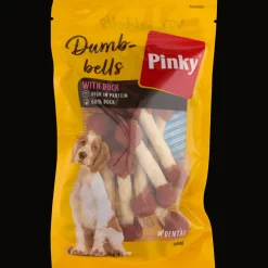 Action Hunde|Futtermittel<Pinky Hundesnacks Dumbbells mit Ente