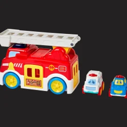 Action Babyspielzeug<Rettungsfahrzeuge mit Licht und Sound