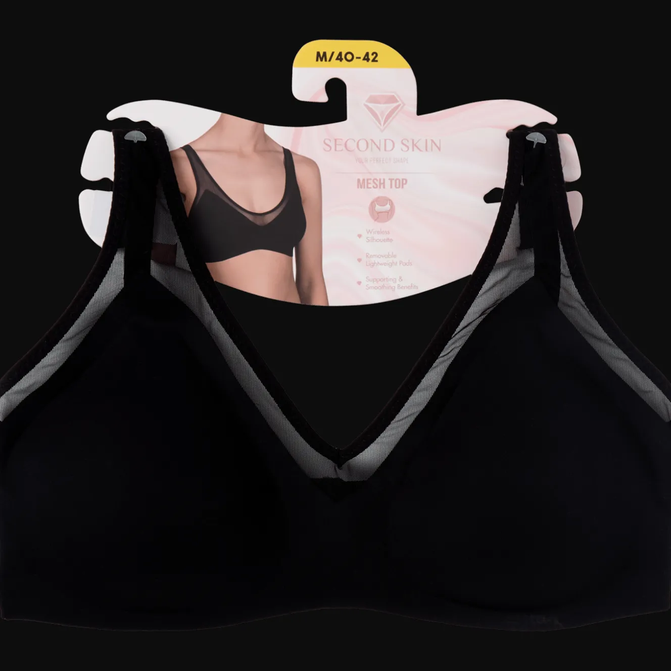 Action Unterwäsche<Second Skin Mesh-BH-Top