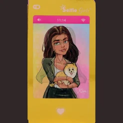 Action Basteln<Selfie Girls Smartphone-Notizblock