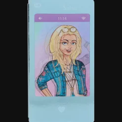 Action Basteln<Selfie Girls Smartphone-Notizblock