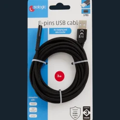 Action Kabel & Splitter<Sologic Daten- und Ladekabel 8-Pin