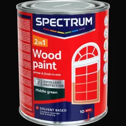 Spectrum Farbe<2-in-1 Holzlack Seidenglanz Mittelgrün